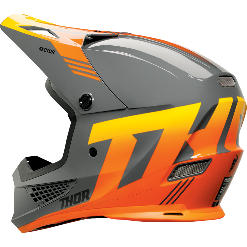 Thor Sector Carv ATV Helmet orange