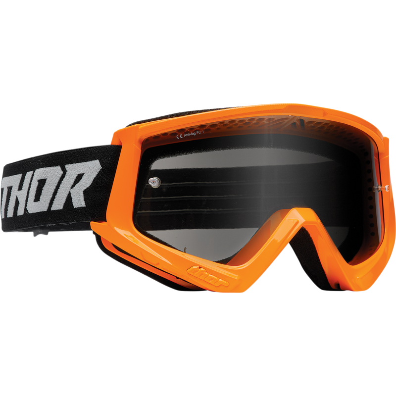 Thor Combat Racer Sand Dirtbike Goggles orange and grey