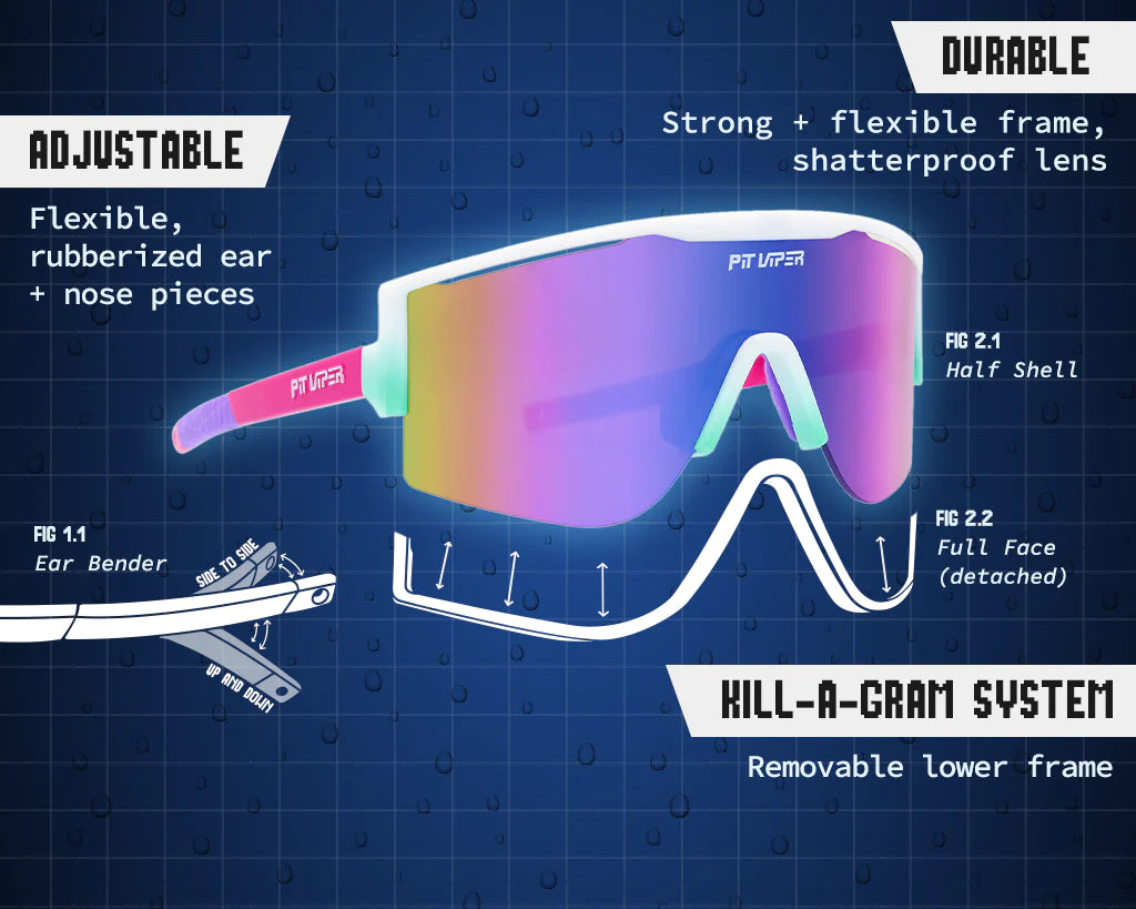 Pit Viper The Try-Hard Sunglasses - The Vice