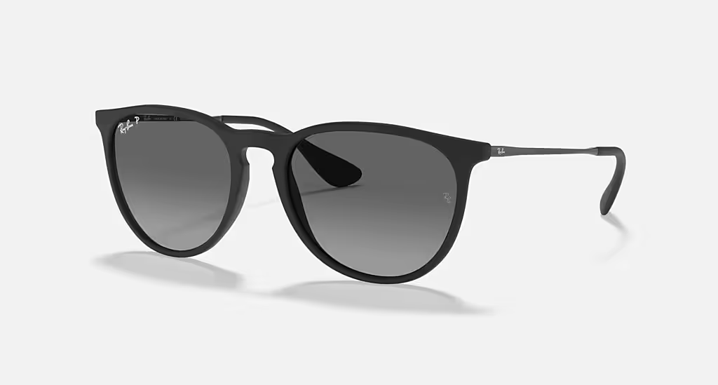 Ray-Ban Erika Sunglasses - Matte Black Frame With Grey Lens