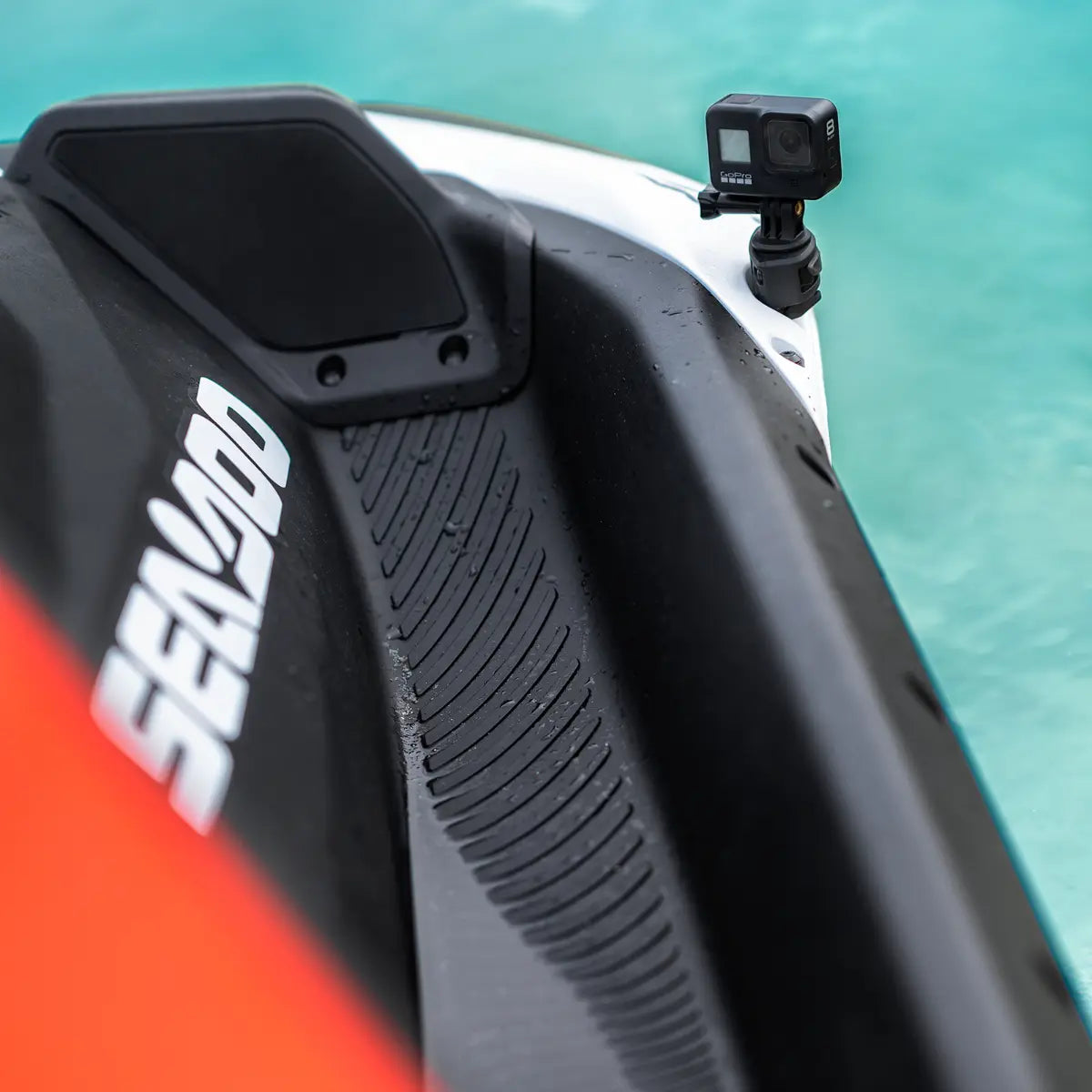 LinQ Lite Action Camera Holder on the sea-doo installed
