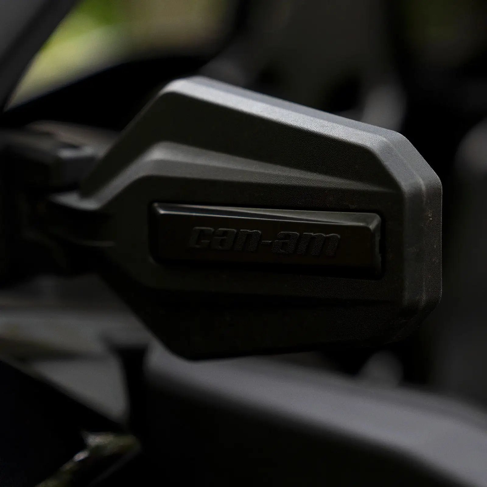 installed view of Can-Am Side Mirror Kit