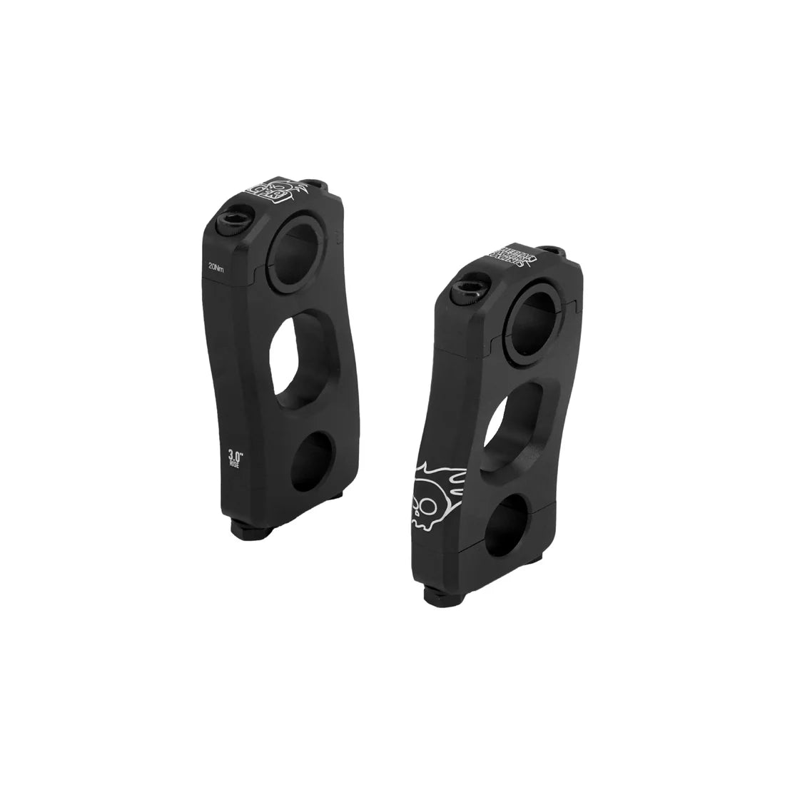 3" black Cheetah Factory Racing Knucks Risers V2