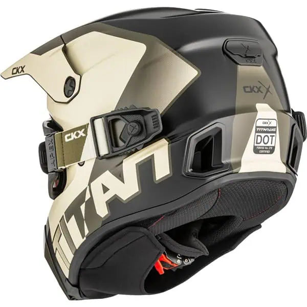 CKX AMS Titan Helmet Nunavut with Apex Goggles