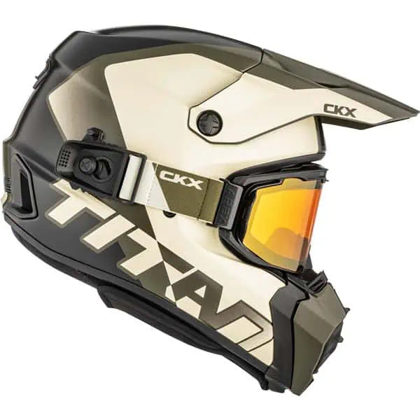 CKX AMS Titan Helmet Nunavut with Apex Goggles