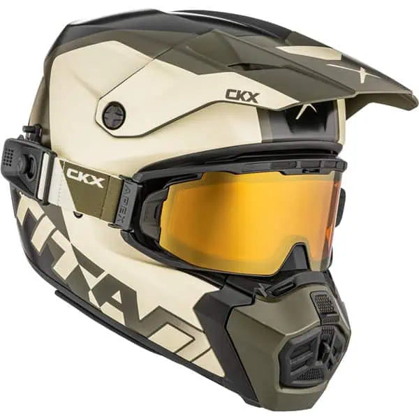CKX AMS Titan Helmet Nunavut with Apex Goggles