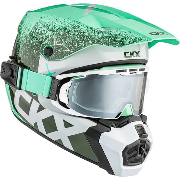 CKX AMS Titan Helmet Vaneer with Apex Goggles
