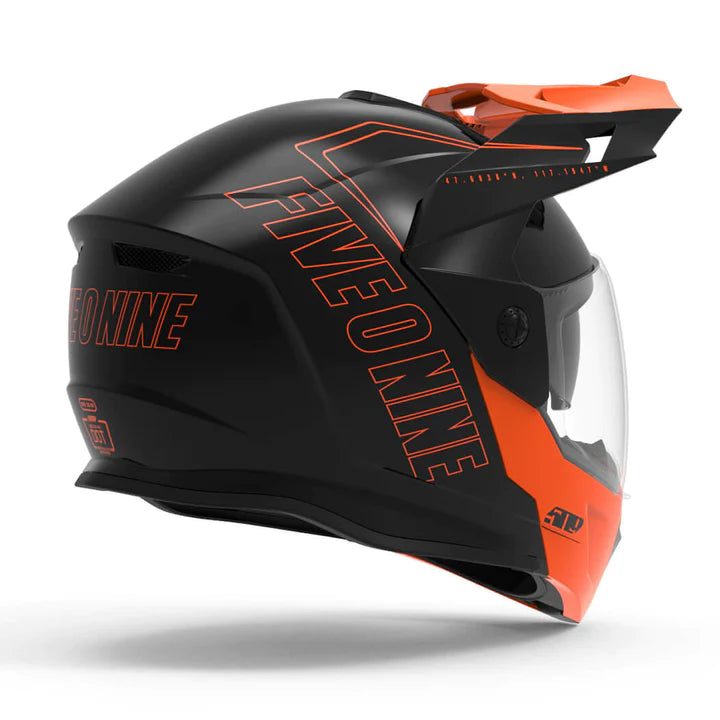 509 Delta R4 Ignite Snowmobile Helmet - Orange