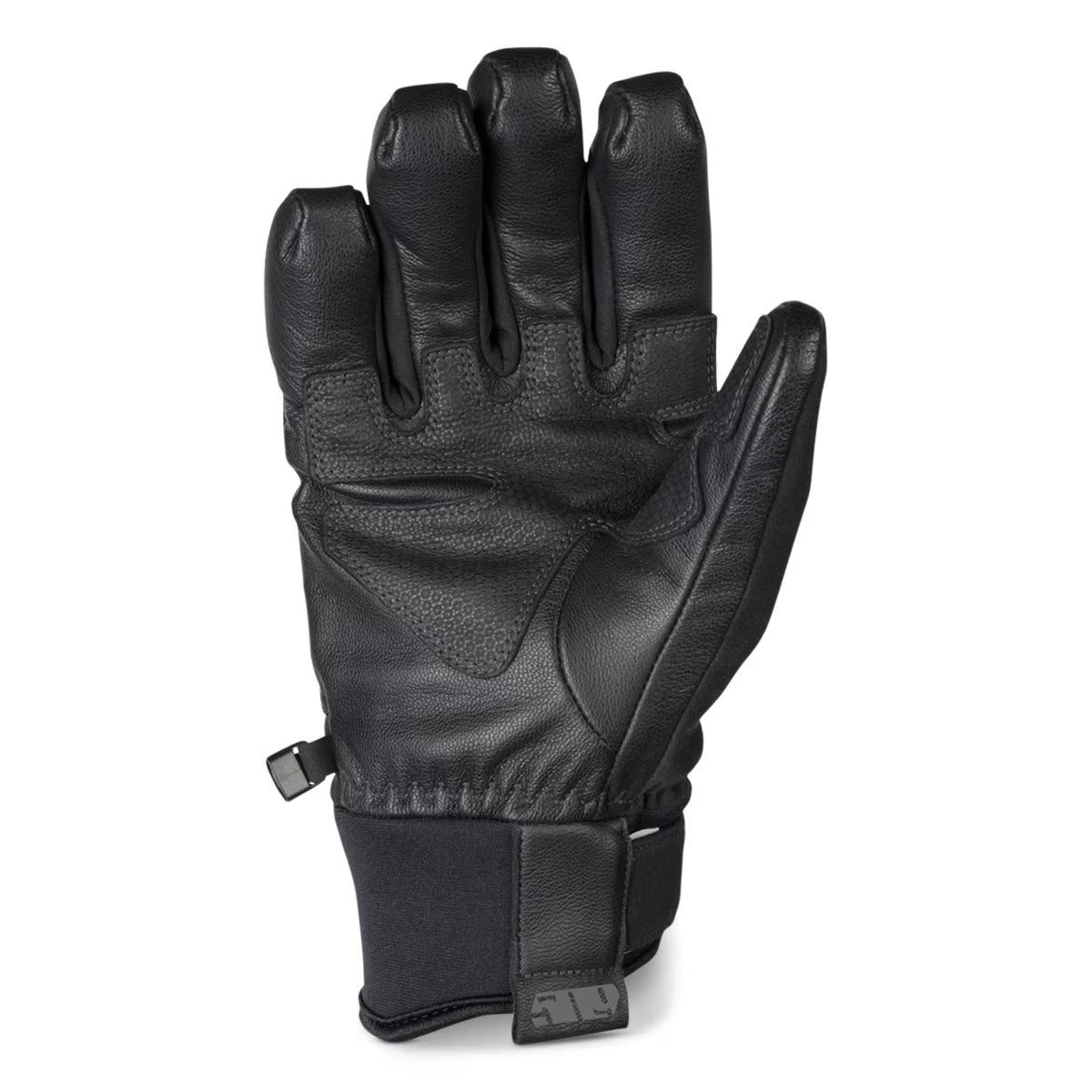black ops colorway of the 509 Freeride Gloves palm facing upward