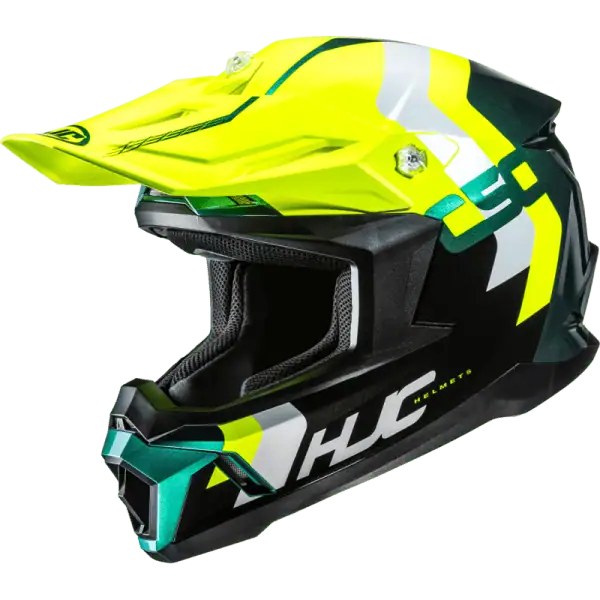 green/hi-vis HJC C50 Off-Road Helmet