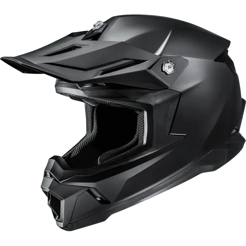 solid  semi-flat black HJC C50 Off-Road Helmet