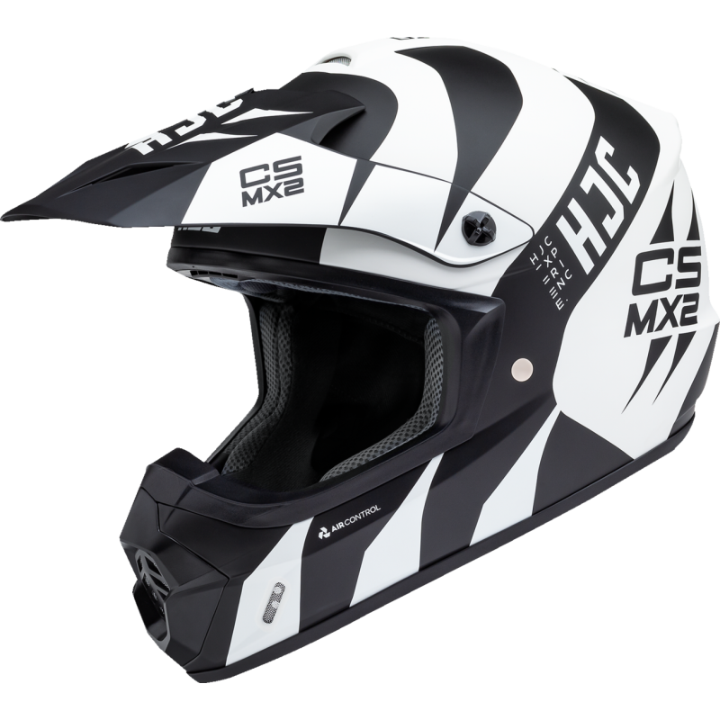 HJC CS-MX2 Crox SF Helmet in white and black