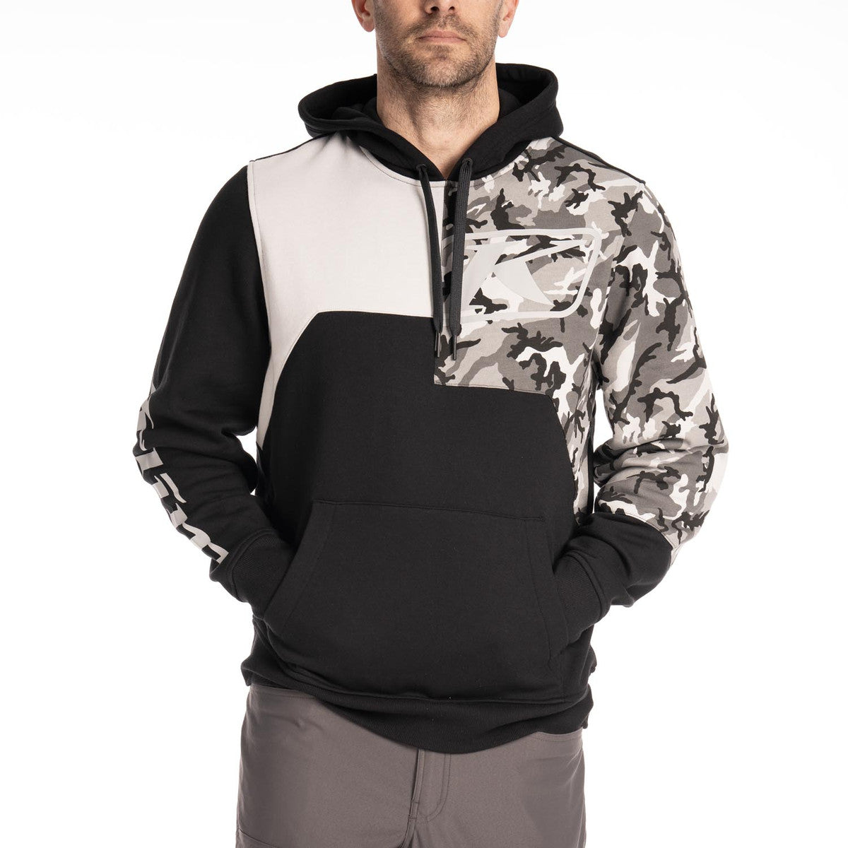 Klim Cliff Hanger Pullover Hoodie black camo