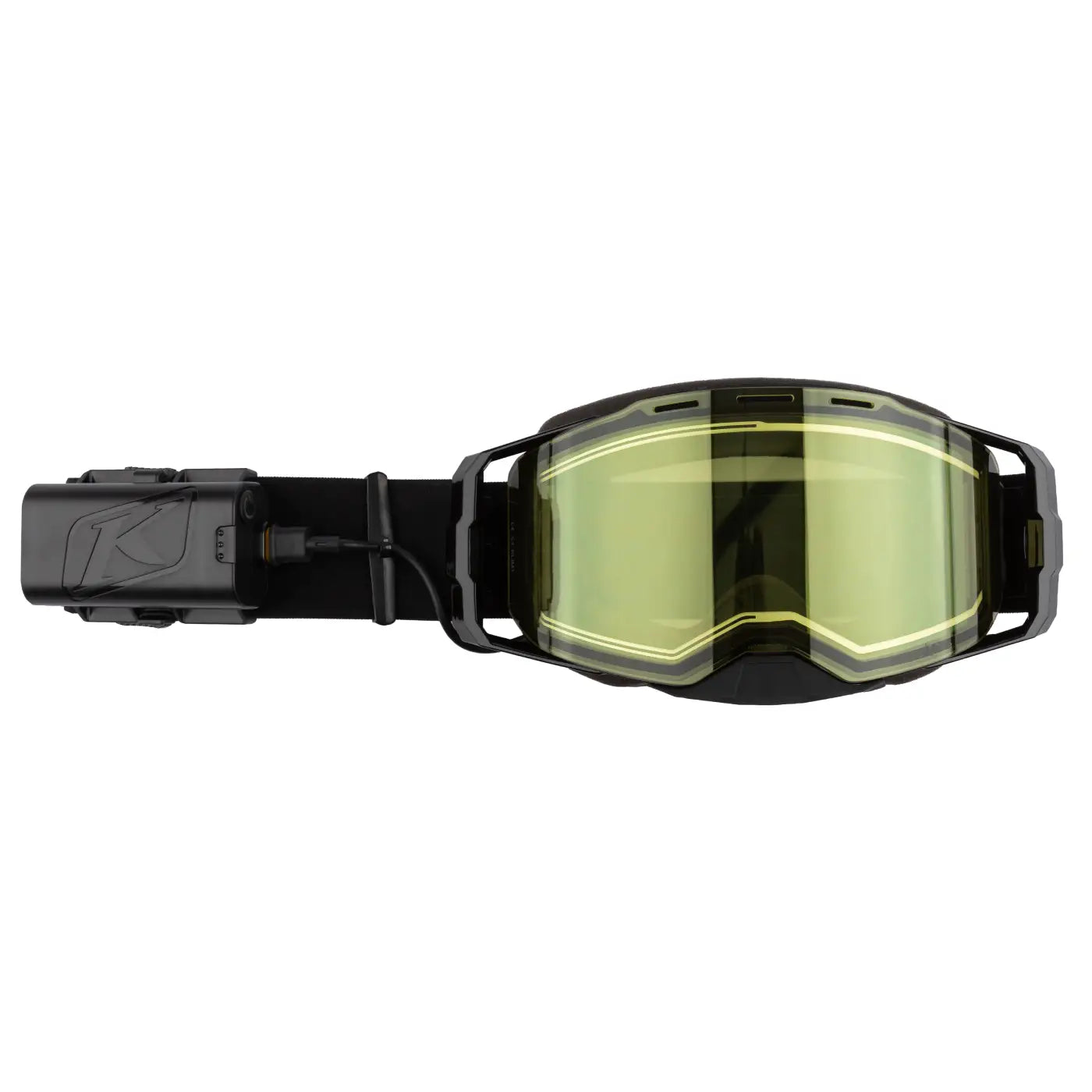Klim Edge eFire Heated Goggle -  Slope Concealment with Light Yellow Tint