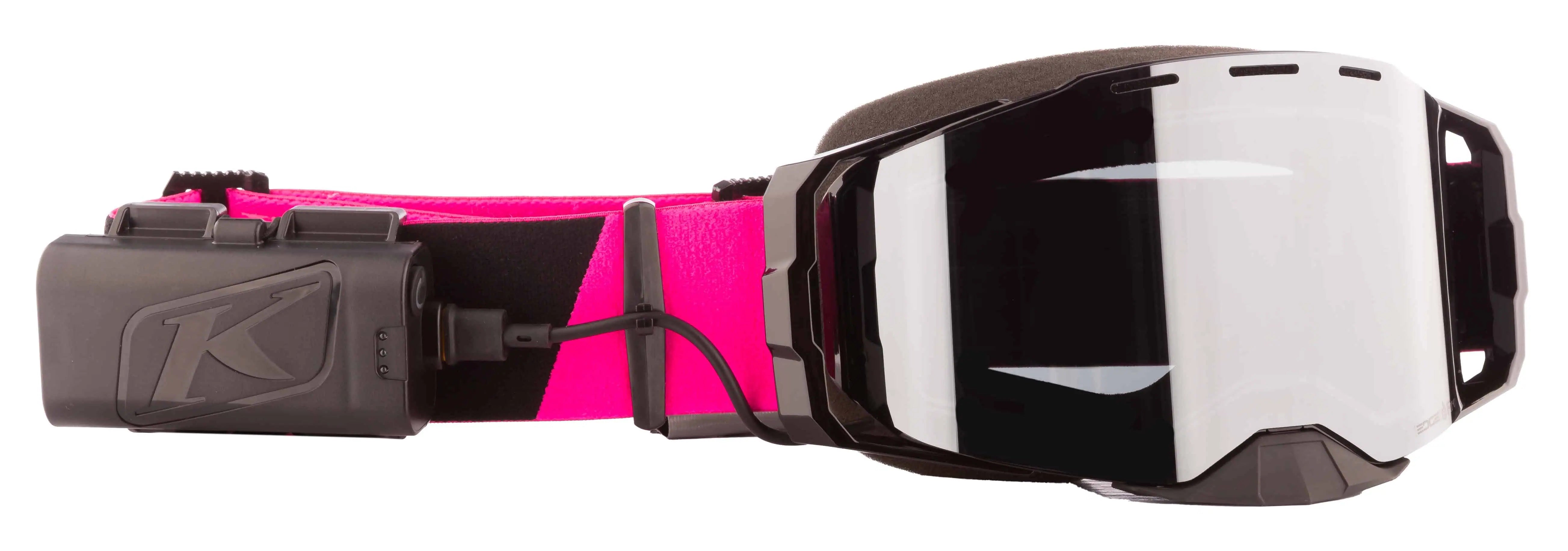 Slope Pink Klim Edge eFire Heated Goggle