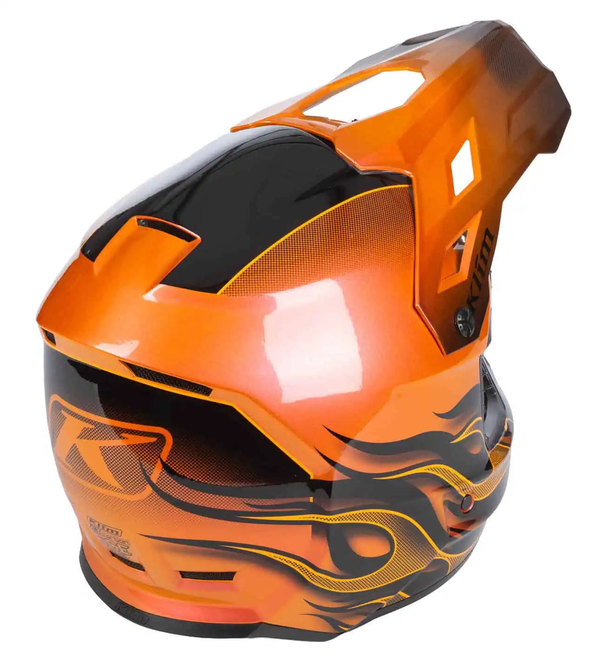 Klim F3 Carbon Snowmobile Helmet ECE - Scorched Sunrise