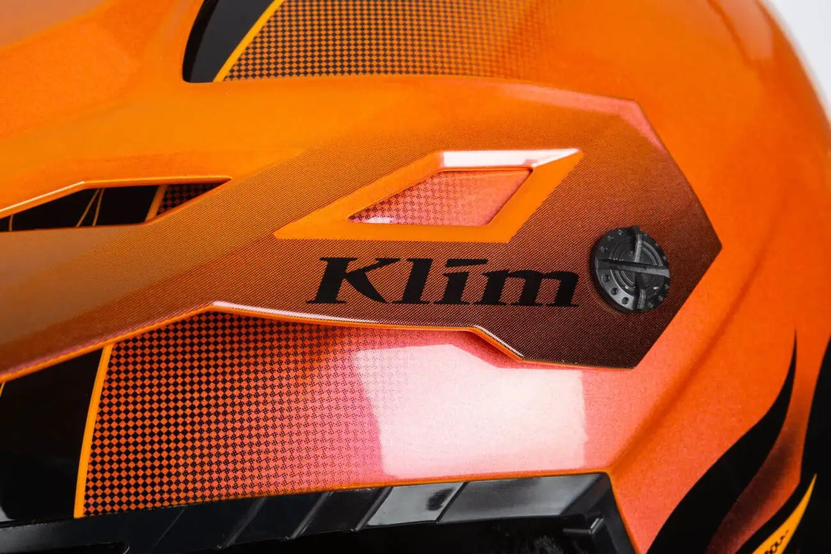 Klim F3 Carbon Snowmobile Helmet ECE - Scorched Sunrise