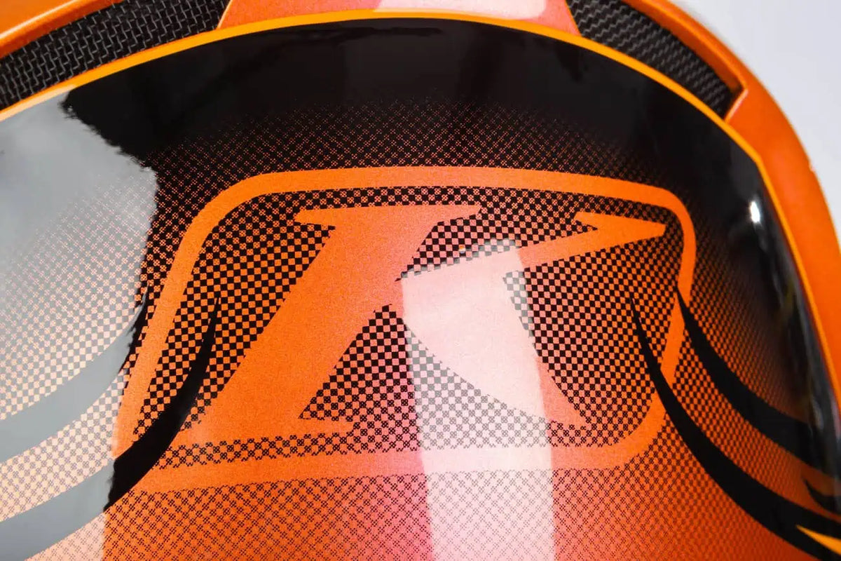 Klim F3 Carbon Snowmobile Helmet ECE - Scorched Sunrise