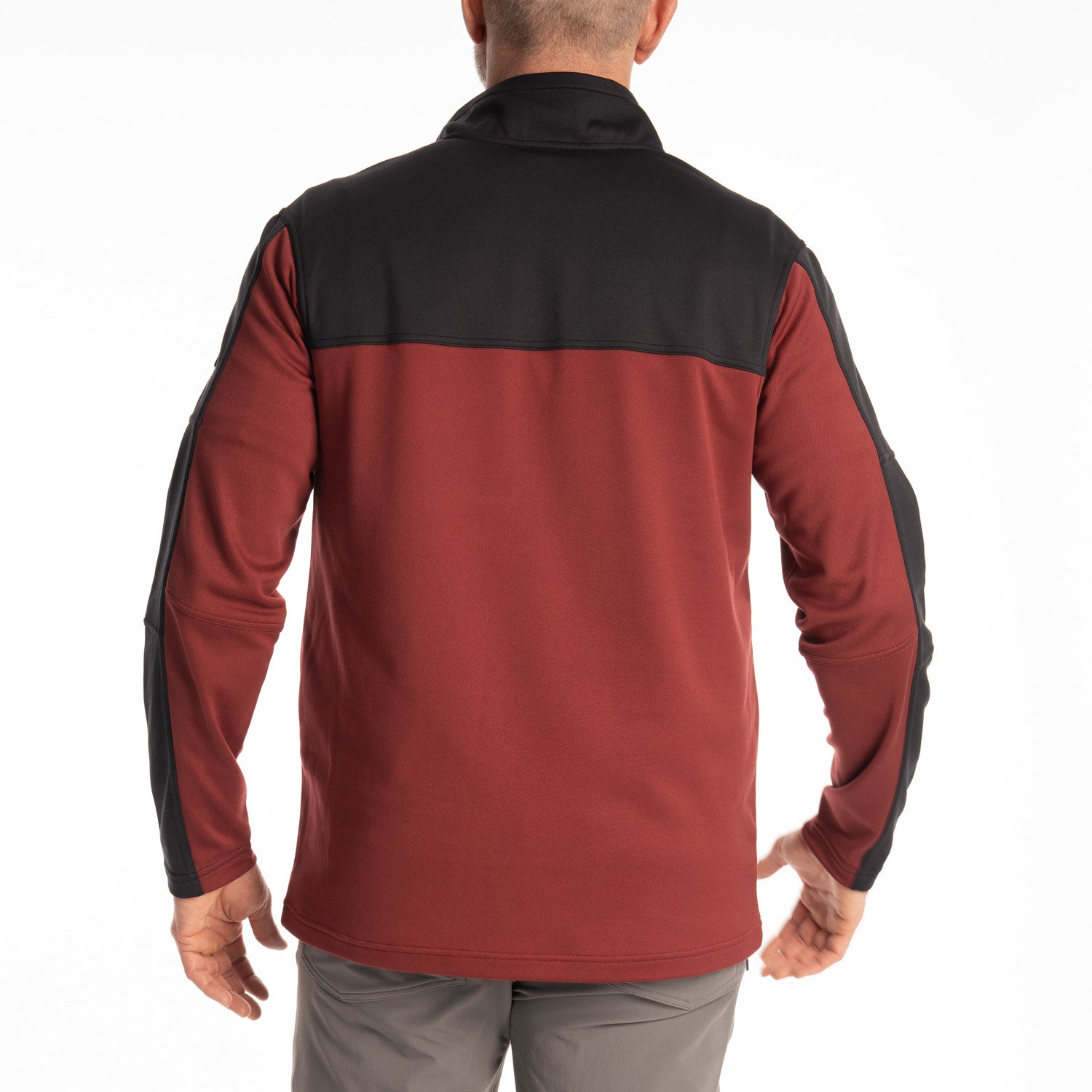 Klim Glacier 1/4 Zip in Cabernet Black