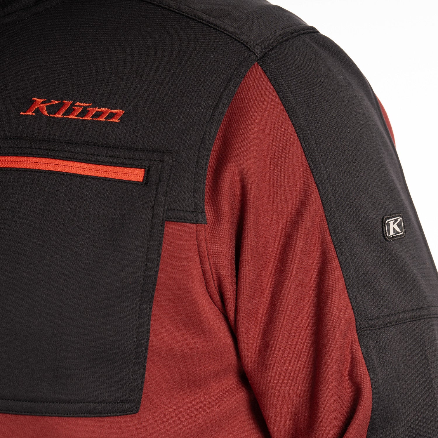 Klim Glacier 1/4 Zip in Cabernet Black