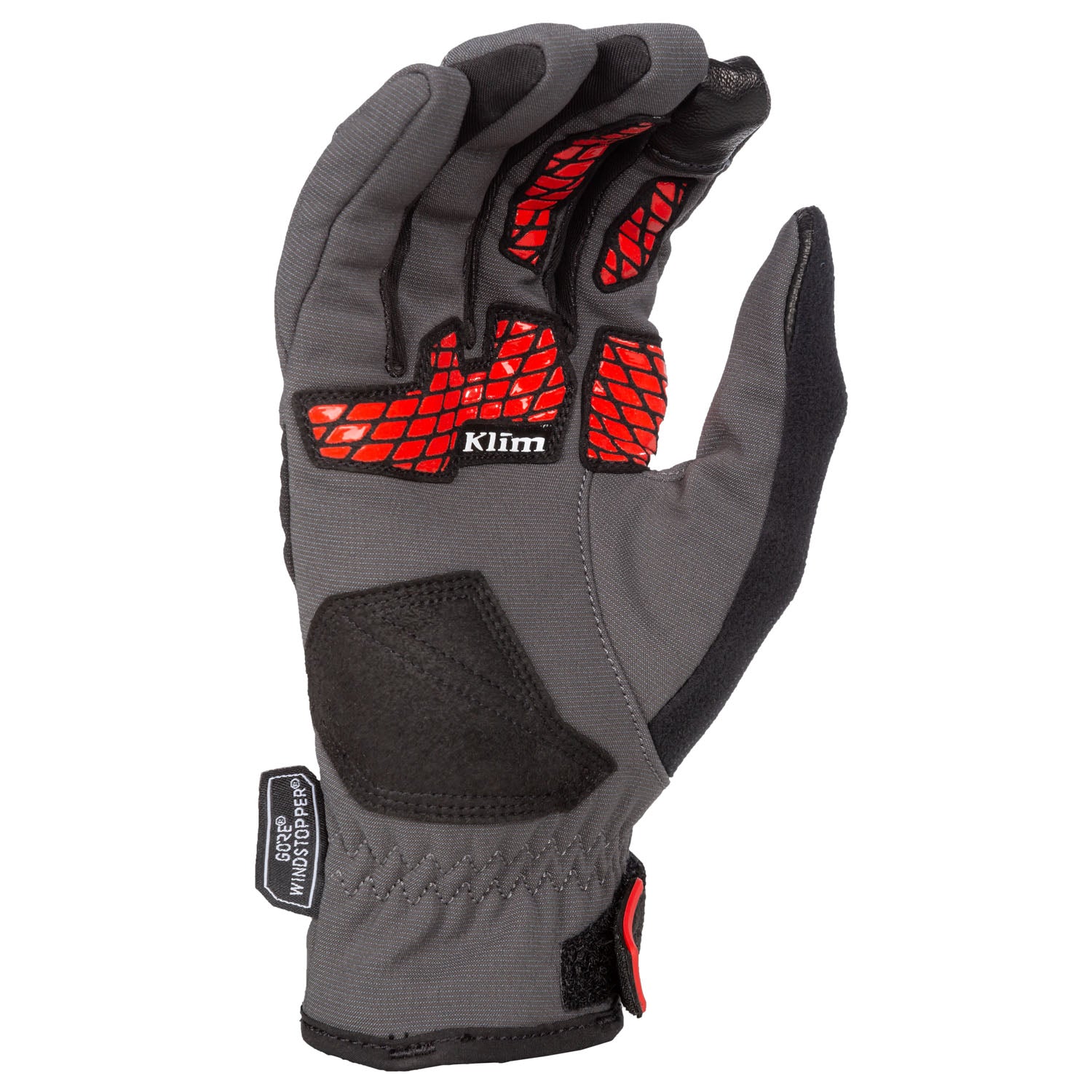 Klim Inversion Glove ashphalt - high risk red