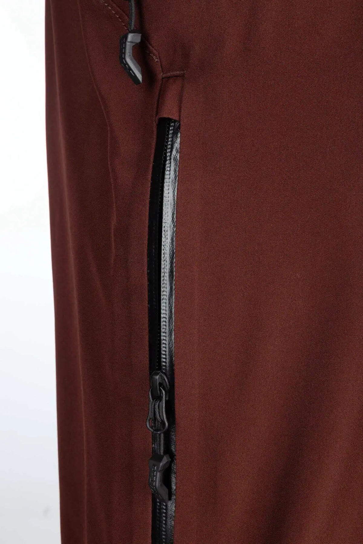 zipper on Bitter Chocolate - Black Klim PowerXross Pant