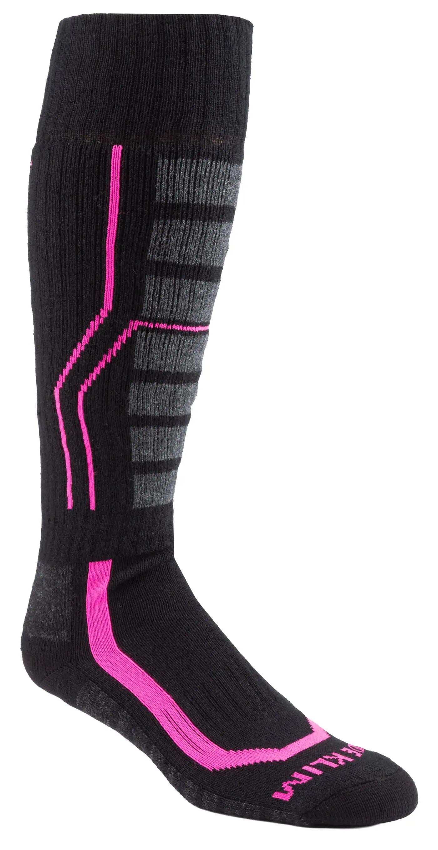 black pink glo Klim Women's Solstice Sock 2.0