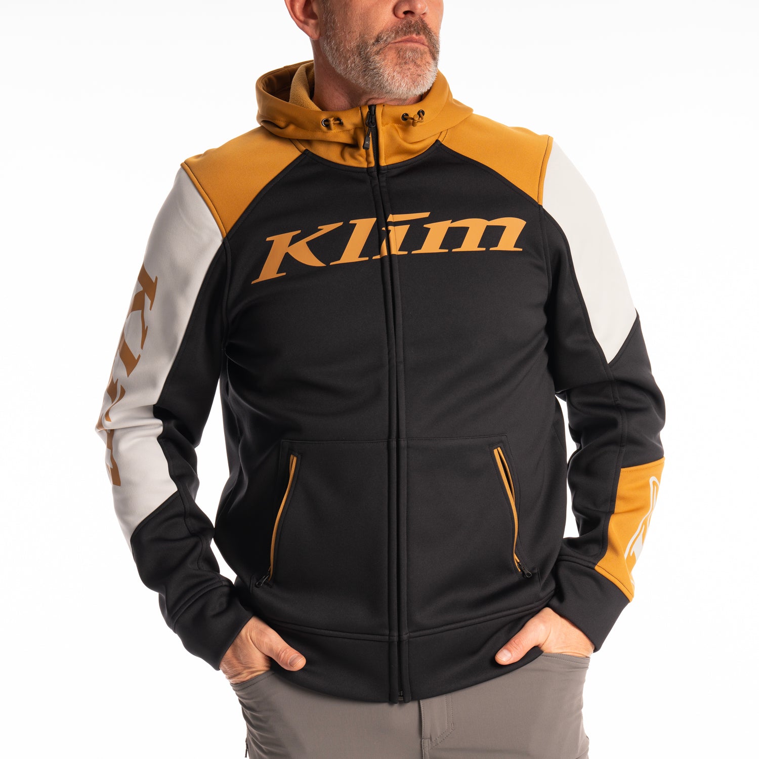 Black Golden Brown Klim Stealth Hoodie