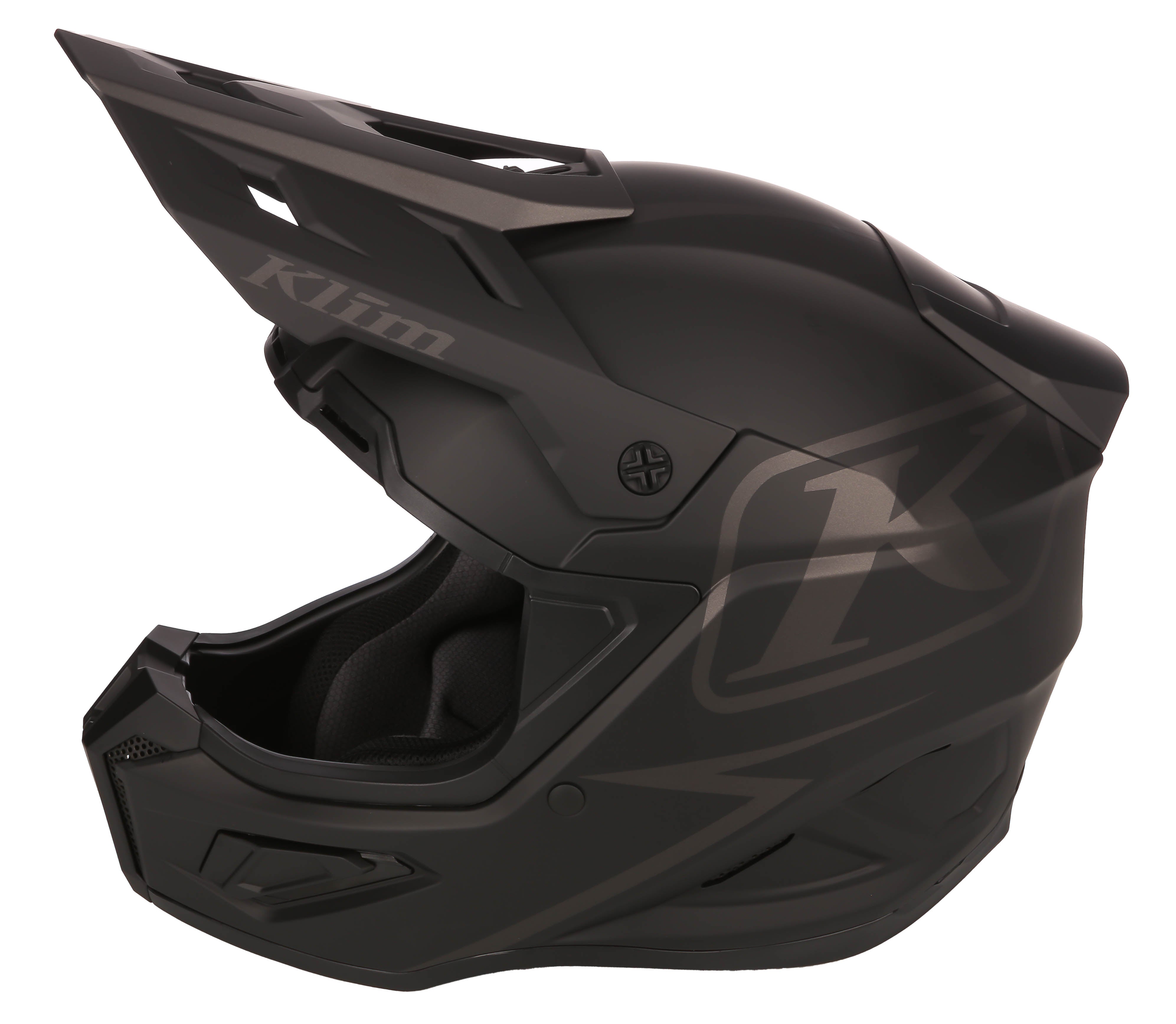 Klim T1 Freeride ECE Snowmobile Helmet in Solid Matte Black