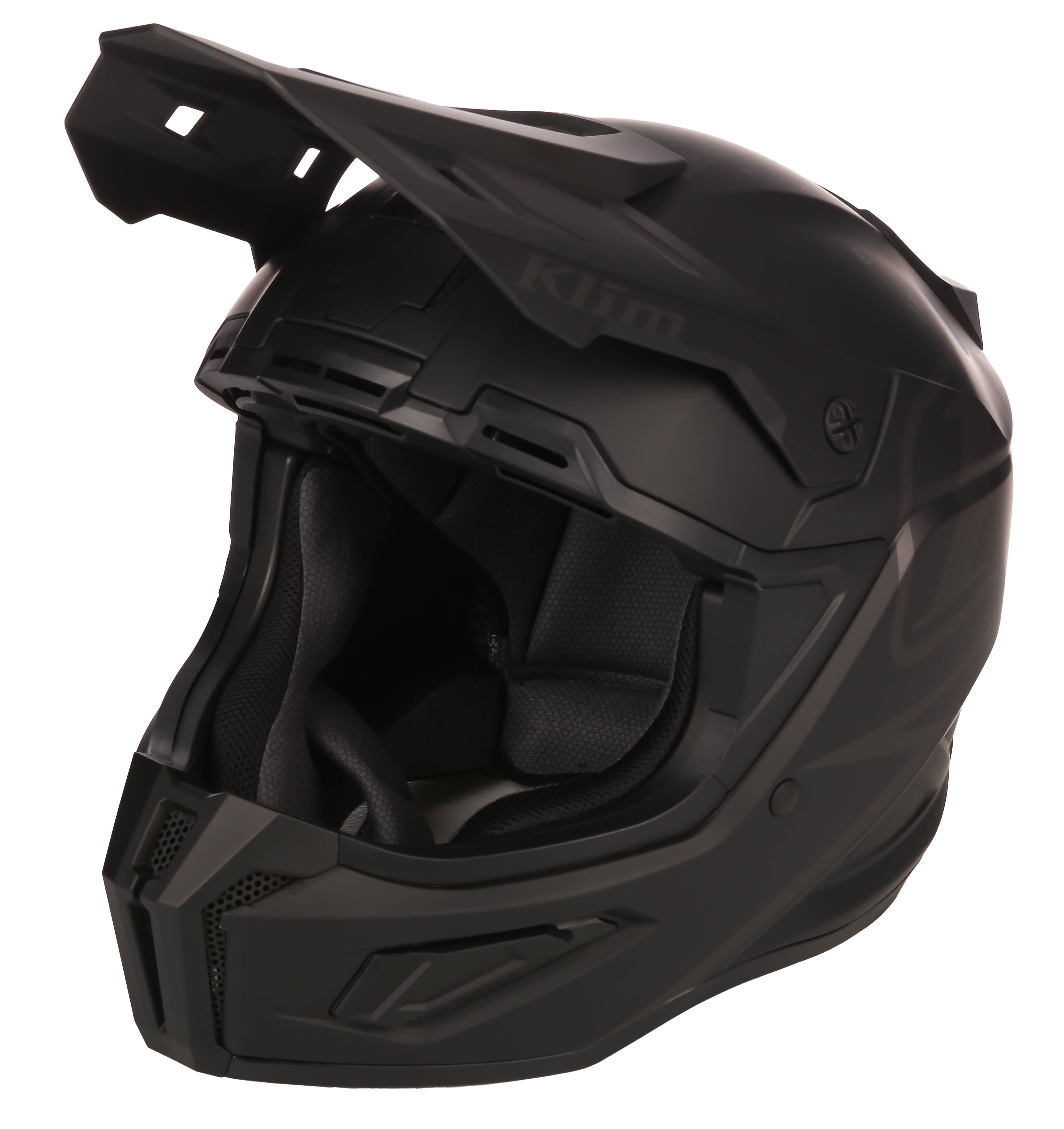 Klim T1 Freeride ECE Snowmobile Helmet in Solid Matte Black