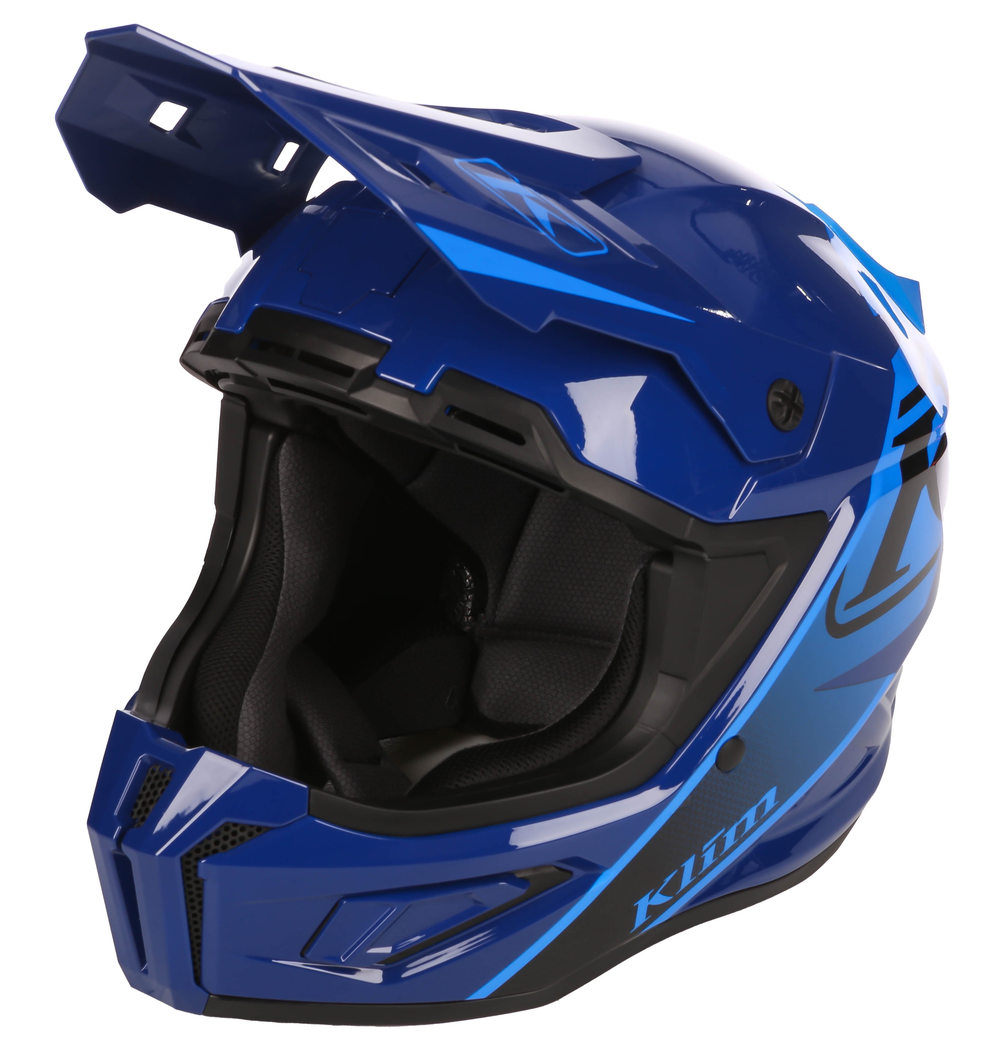 Descent Nightfall Blue Klim T1 Freeride ECE Snowmobile Helmet