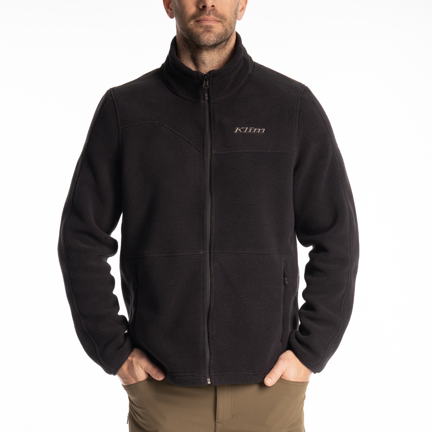 Black Klim Teton Crest Fleece Jacket