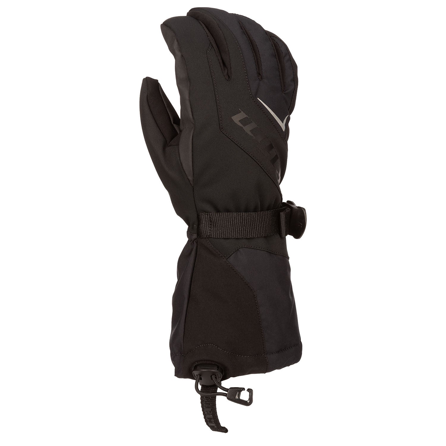 Klim Women's Ember Gauntlet Snowmobile Gloves in Black - Black