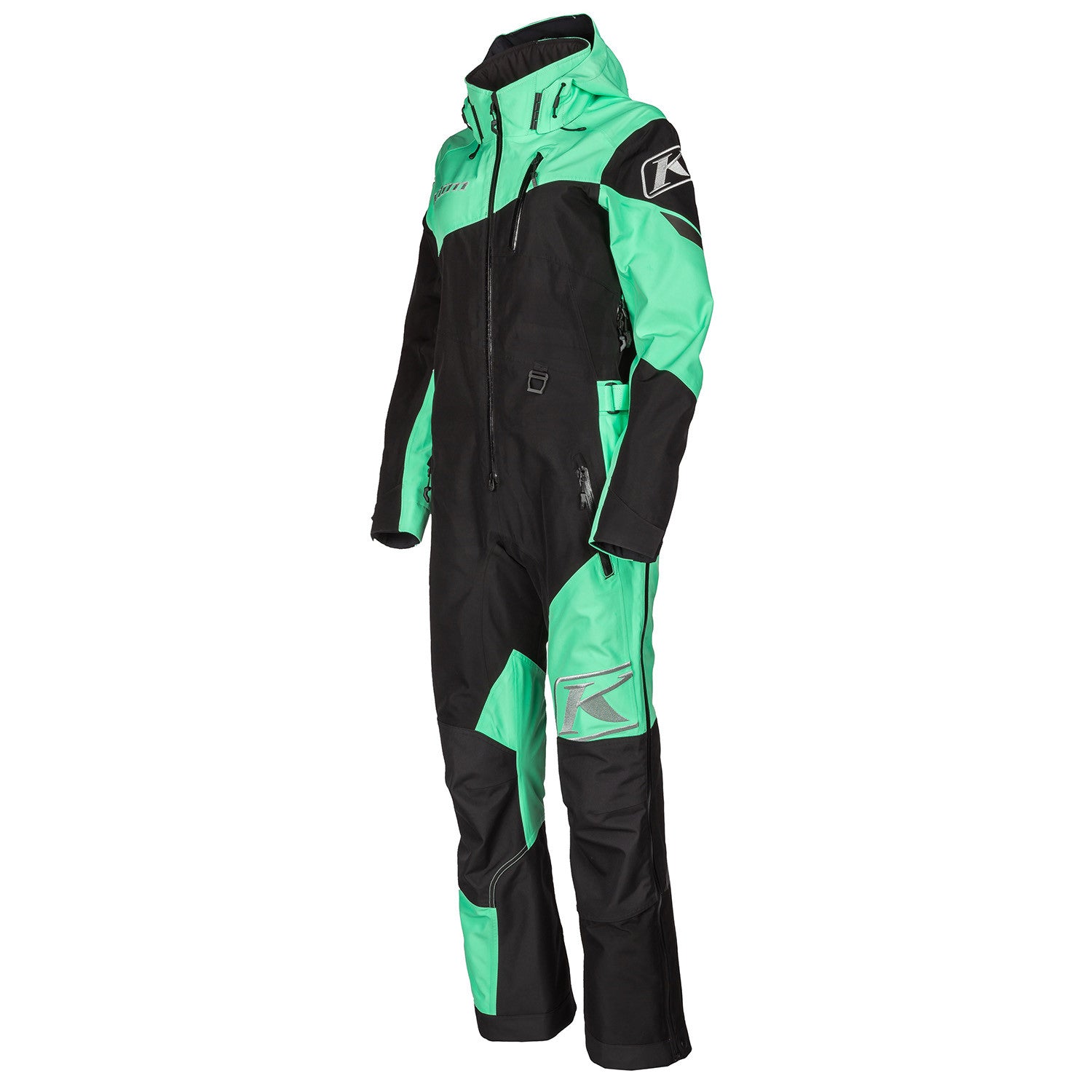 Black - Wintermint Klim Women's Shredsa One-Piece Monosuit