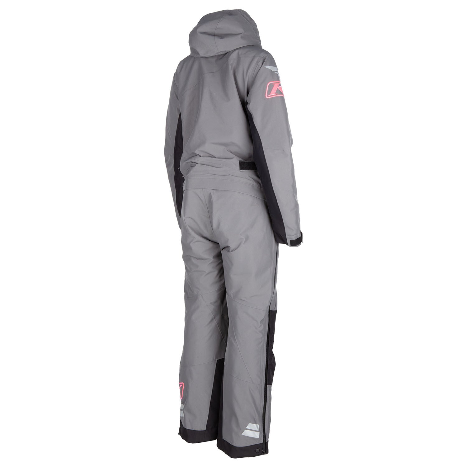 Klim Women's Vailslide Monosuit inCastlerock Gray - Knockout Pink