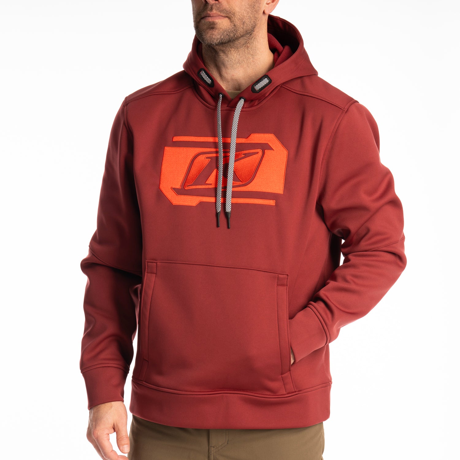 Cabernet Fiery Red Klim Zone Pullover Hoodie