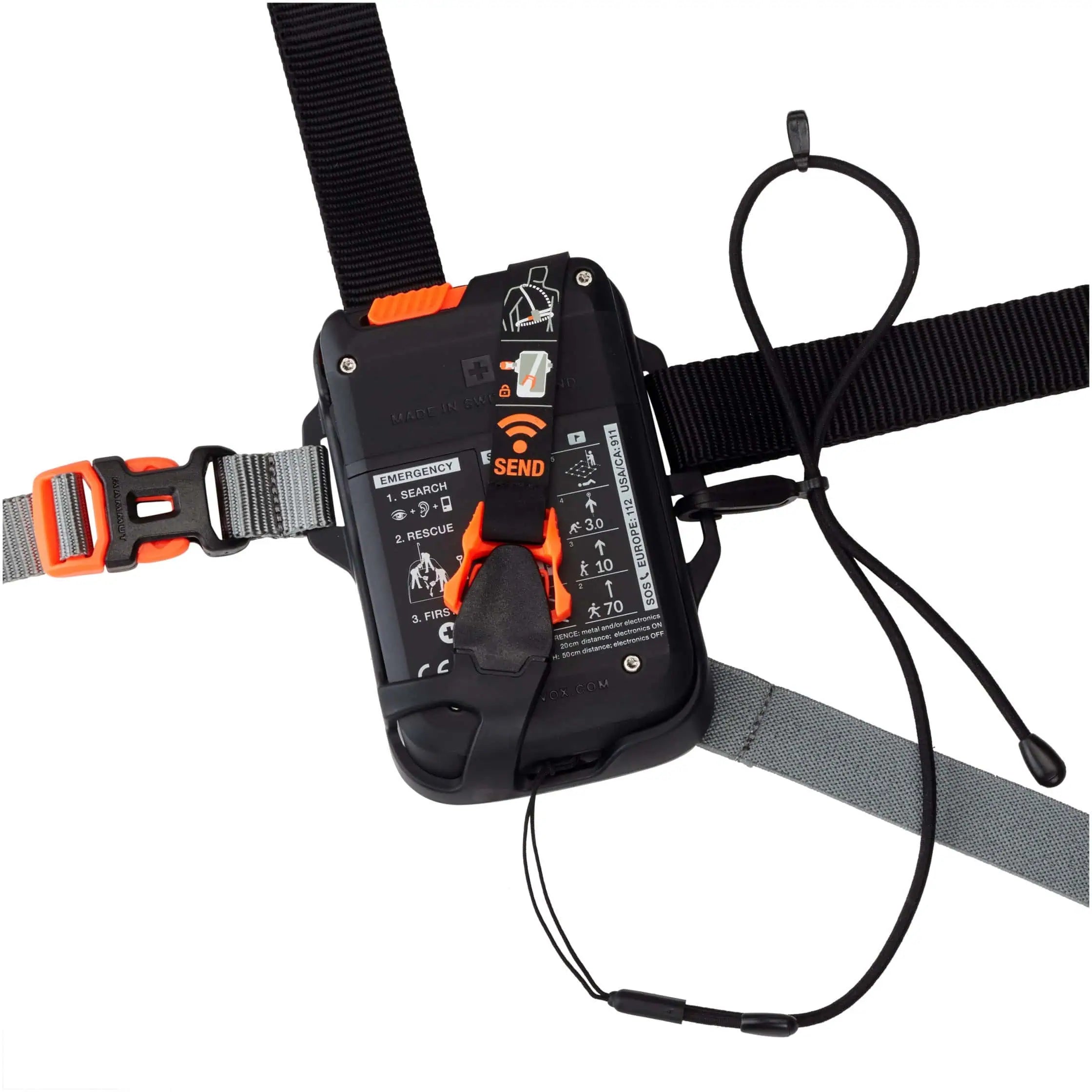 attached Mammut Barryvox S2 Transceiver - Avalanche Beacon