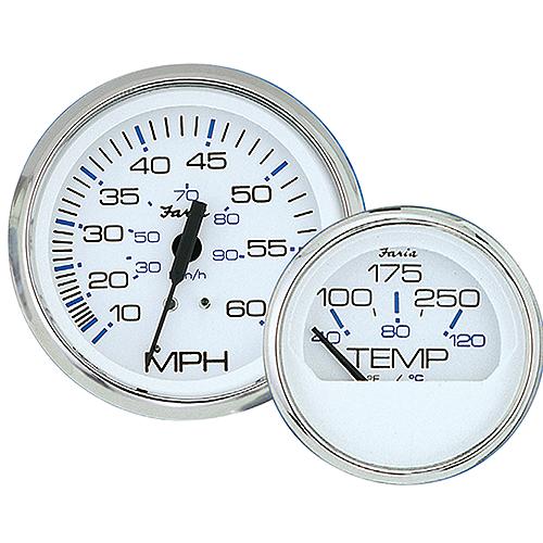 Marine Voltmeter Gauge 10 to 16 V in Stainless Steel