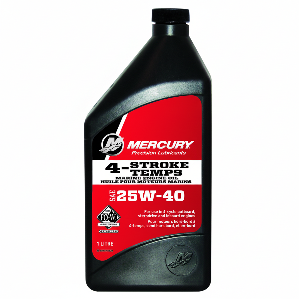 Mercury Marine 4 stroke engine oil 25W-40