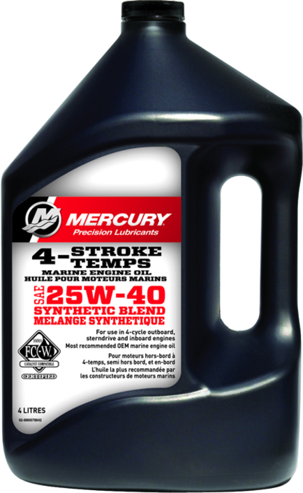 Mercury Marine 4 stroke oil 25W-40