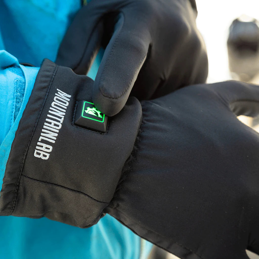 using the Mountain Lab Heated Glove Liners