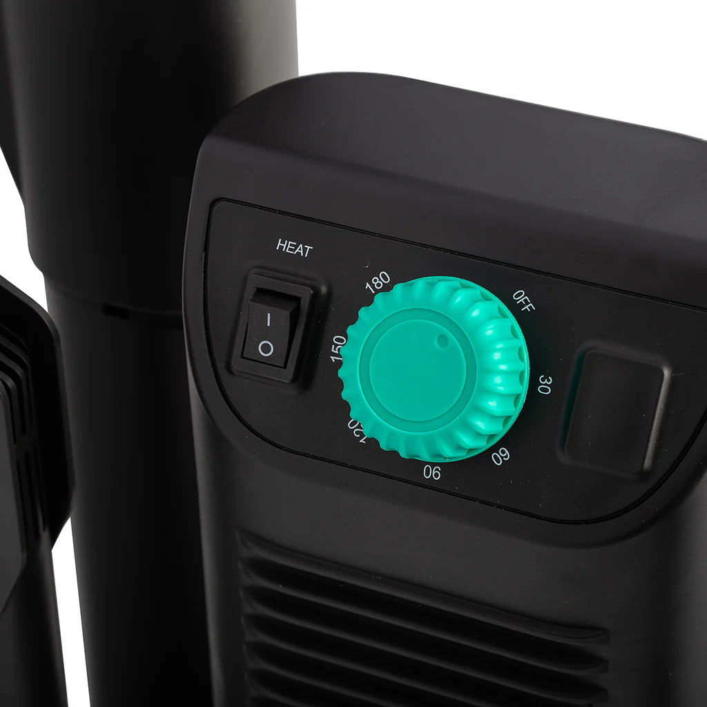 temperature control on the Mountain Lab Tower Boot Dryer