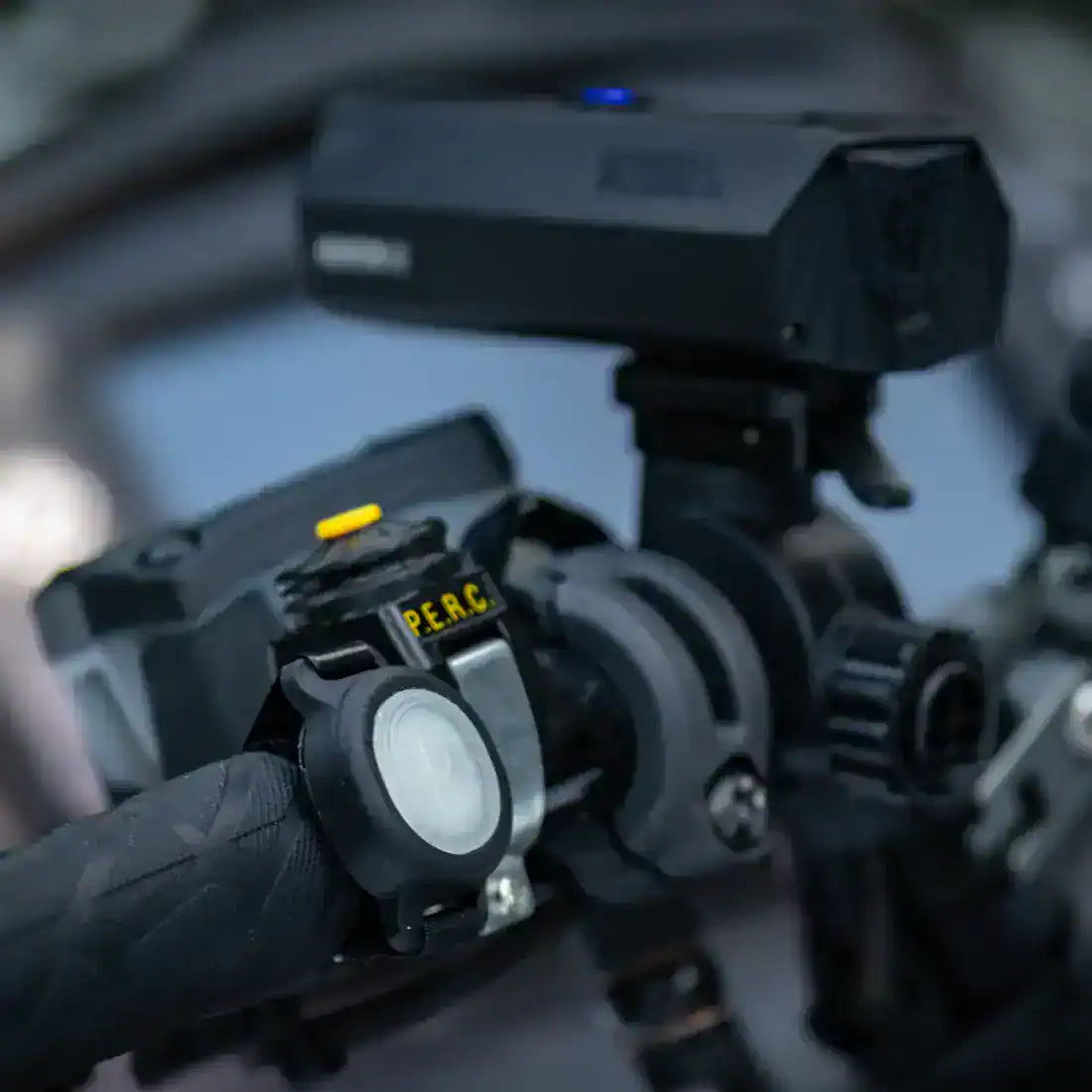 handlebar mount on the Mountain Lab W2000 Flashlight Kit