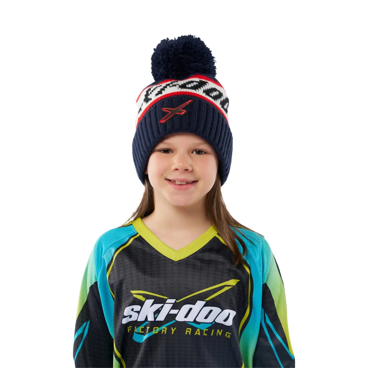 Ski-Doo Youth Unisex X-Team Pom-Pom Beanie