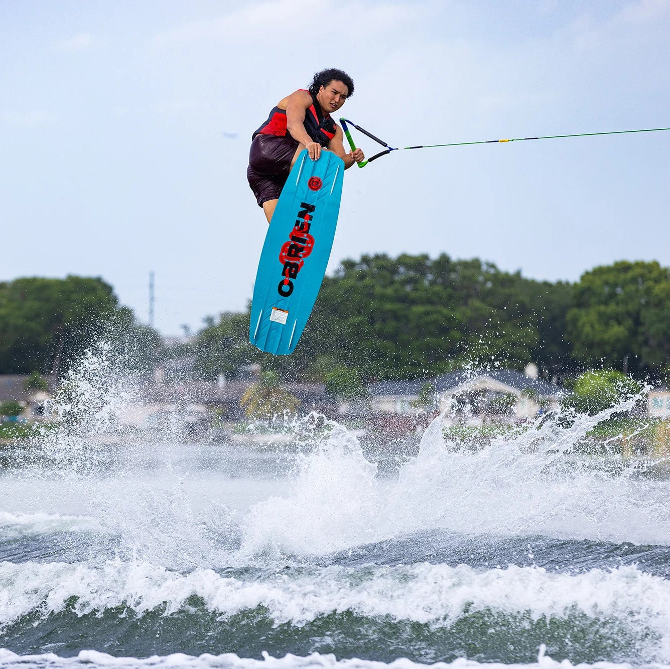 a man is using the O'Brien Forum Wakeboard
