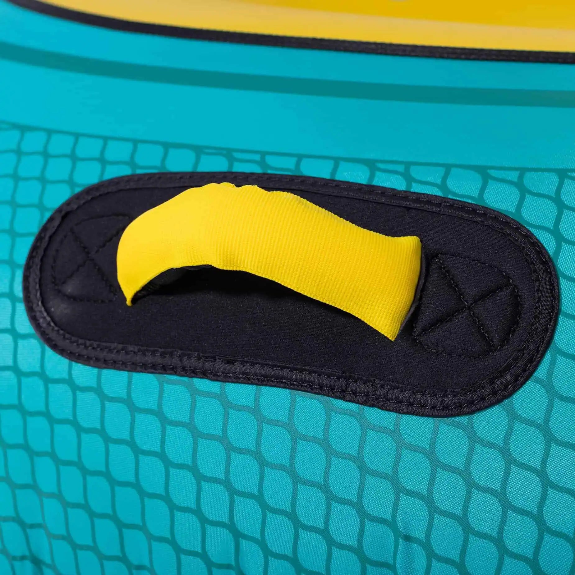 close up of handle on the O'Brien Le Tube Towable Boat Tube