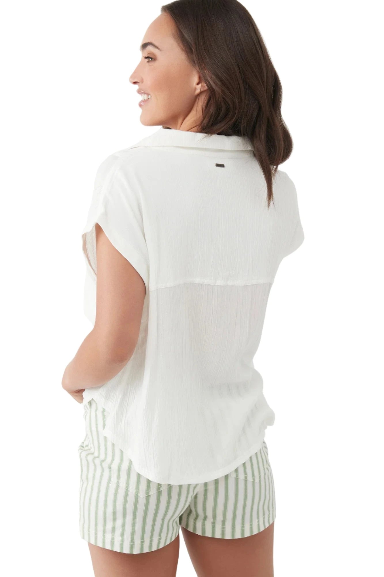 O'Neill Women's Pascale Shirt in Winter White