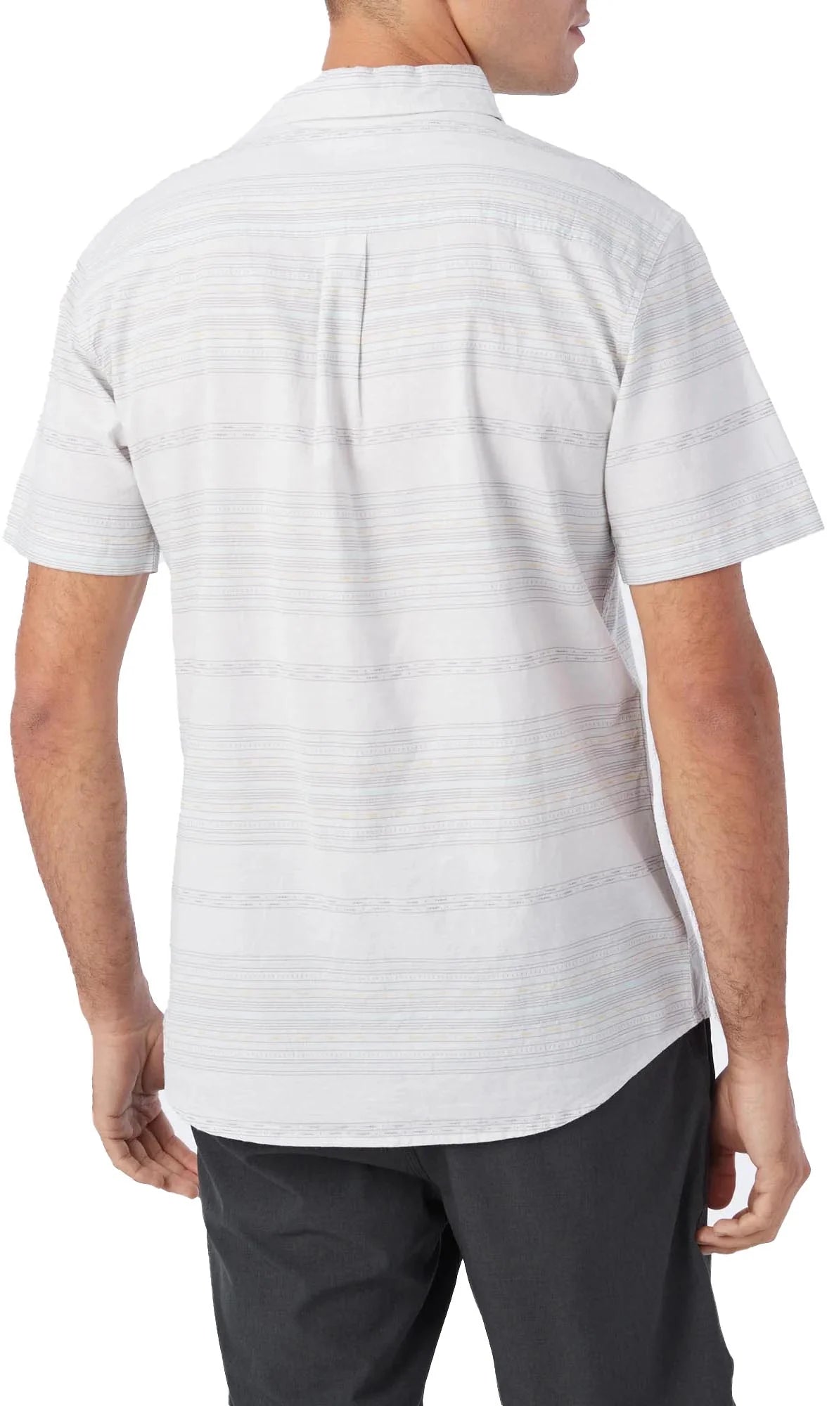 O'Neill Men's Seafaring Stripe Short Sleeve Standard Shirt