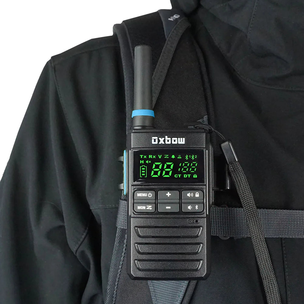 Oxbow Renegade X Two-Way Radio with Bluetooth® on strap