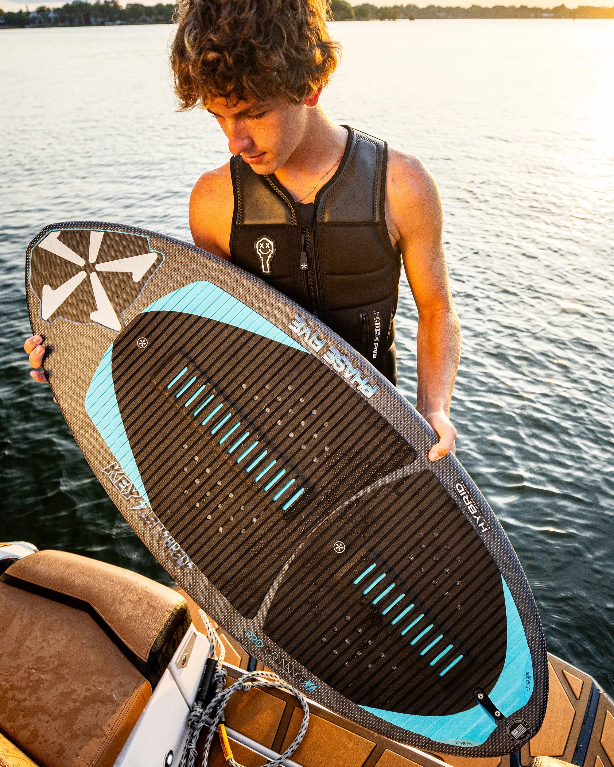Phase Five Key Jett Shreds Wakesurfer